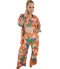 Комплект из брюк, бюстгальтера и рубашки SWEET цена и информация | Женские костюмы | kaup24.ee