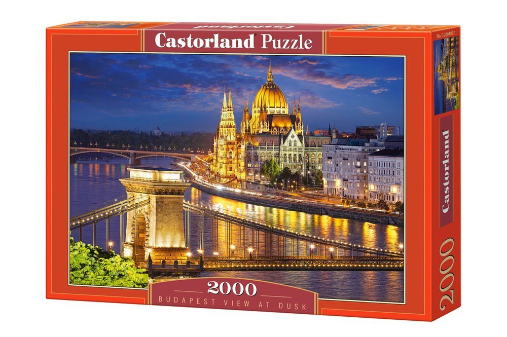 Castorland pusle Budapest view at dusk, 2000 tükki hind ja info | Pusled | kaup24.ee