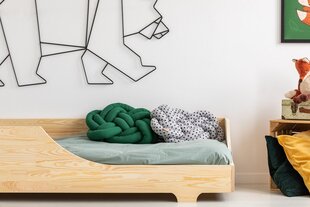 Кровать David, 90х200 см, цвета дуба цена и информация | Детские кровати | kaup24.ee