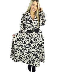 Женское платье JDY 15309598*01, черное/бежевое, 5715506242827 цена и информация | Платья | kaup24.ee