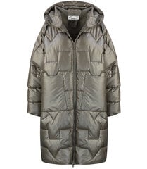 Женская длинная теплая куртка с стегой и капюшоном ANABEL цена и информация | Женские куртки | kaup24.ee