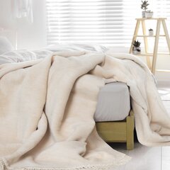 Меланжевое хлопковое одеяло 150х200, серое цена и информация | Покрывала, пледы | kaup24.ee
