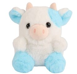 Pehme plüüsist lehm, sinine, 20 cm hind ja info | Pehmed mänguasjad | kaup24.ee