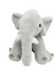 Pluusist elevant, hall, 20 cm цена и информация | Мягкие игрушки | kaup24.ee
