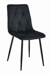 Tool, must, 2 tk hind ja info | Söögilaua toolid, köögitoolid | kaup24.ee