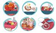 Laste miniköök heli, valgusefektide ja tarvikutega Kinderplay hind ja info | Tüdrukute mänguasjad | kaup24.ee