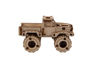 Puitkonstruktor Wooden city Monster Truck 3 hind ja info | Klotsid ja konstruktorid | kaup24.ee