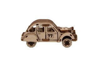 Puidust 3D mõistatused - Model Rally Car 2 (Citroen 2CV) цена и информация | Конструкторы и кубики | kaup24.ee