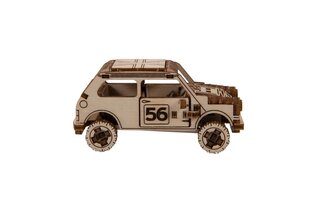 Puidust 3D mõistatused - Model Rally CAR1 (Mini Cooper) цена и информация | Конструкторы и кубики | kaup24.ee