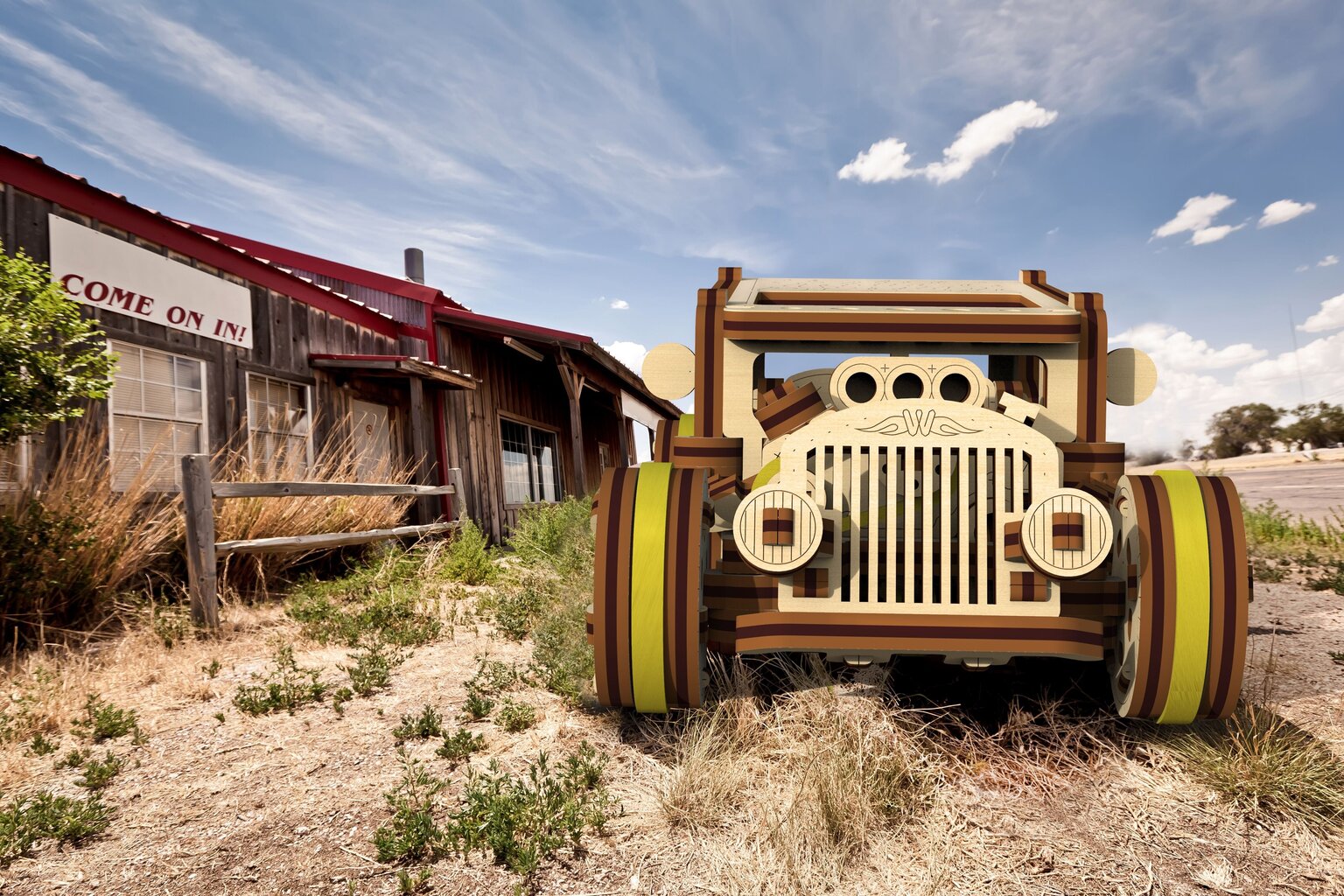 Puitkonstruktor Wooden city Auto, 141 tk hind ja info | Klotsid ja konstruktorid | kaup24.ee