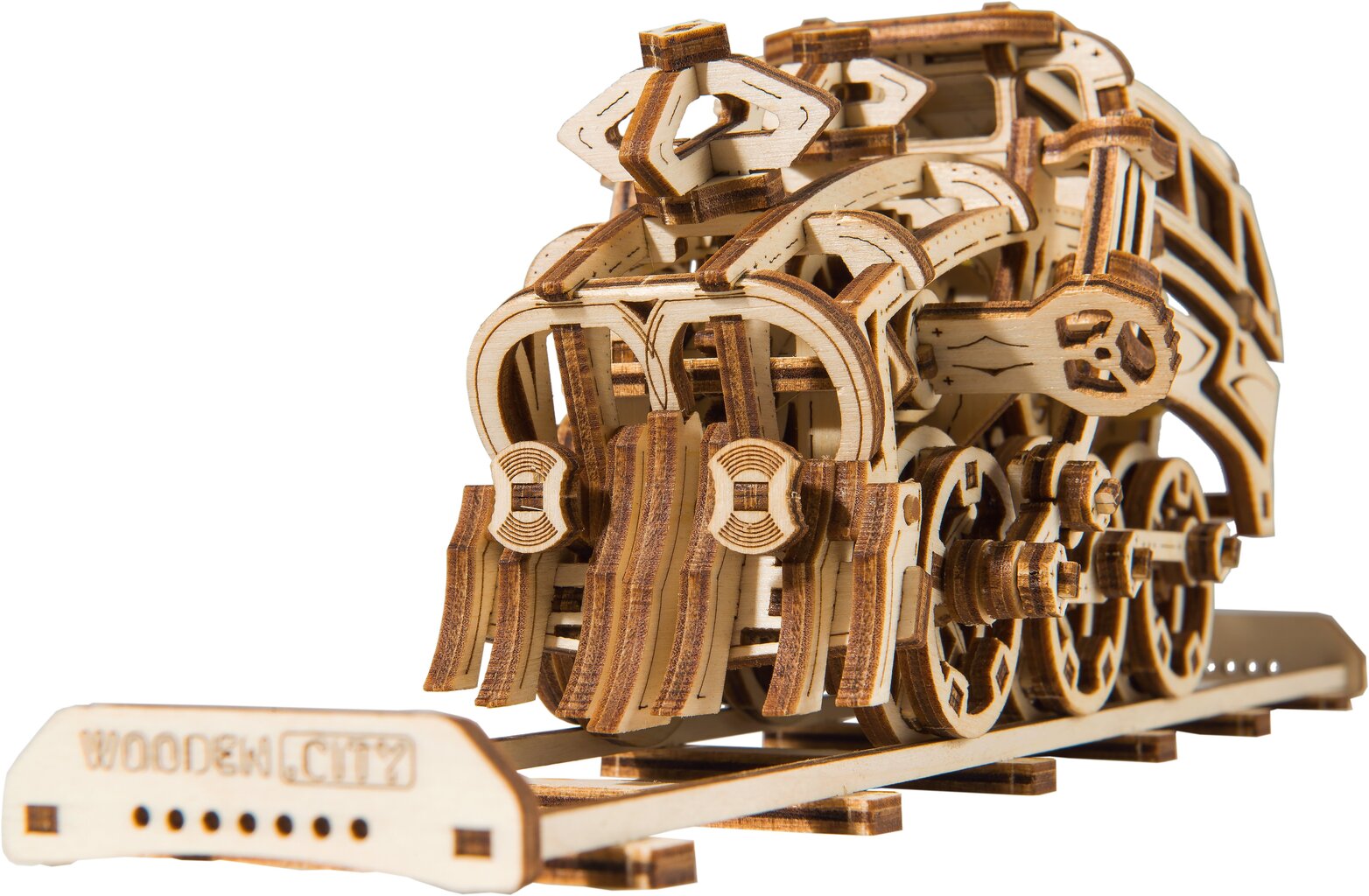 Puitkonstruktor Wooden city Dream Express Locomotive hind ja info | Klotsid ja konstruktorid | kaup24.ee