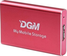 DGM My Mobile Storage MMS256RD hind ja info | Välised kõvakettad (SSD, HDD) | kaup24.ee