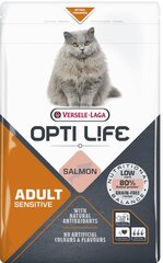 Versele-Laga Opti Life для взрослых кошек с лососем, 7,5 кг цена и информация | Сухой корм для кошек | kaup24.ee