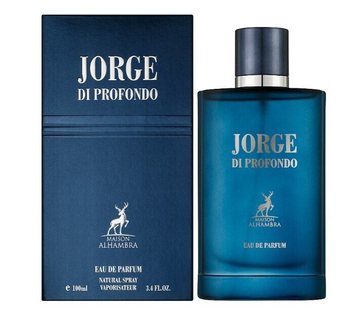 Parfüümvesi Maison Alhambra Jorge Di Profondo EDP meestele, 100 ml цена и информация | Meeste parfüümid | kaup24.ee