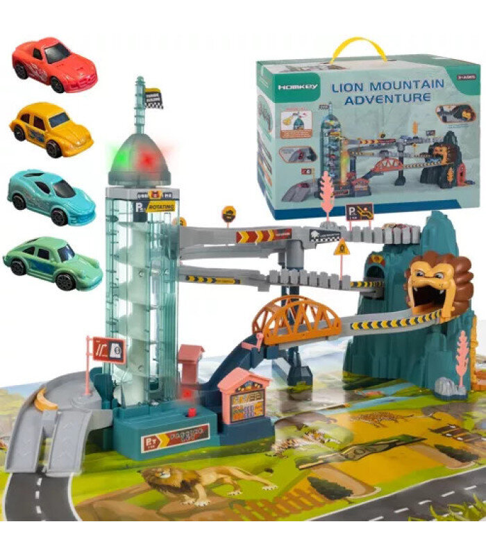 Võidusõidurada Lion's Den Iso Trade, 23130 hind ja info | Poiste mänguasjad | kaup24.ee