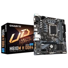 Плата GIGABYTE  H610M H DDR4 1.0 M/B цена и информация | Материнские платы | kaup24.ee