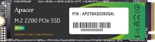 Apacer AS2280Q4L hind ja info | Apacer Arvutid ja IT- tehnika | kaup24.ee