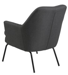Кресло Chisa, темно-серое/черное цена и информация | Кресла в гостиную | kaup24.ee