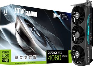 Zotac Gaming GeForce RTX 4080 Super Trinity Black Edition (ZT-D40820D-10P) hind ja info | Videokaardid (GPU) | kaup24.ee