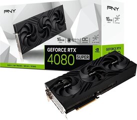 PNY GeForce RTX 4080 Super OC LED TF Verto (VCG4080S16TFXPB1-O) hind ja info | Videokaardid (GPU) | kaup24.ee