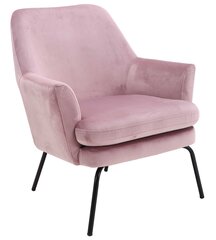Кресло Actona Chisa Vic, розовое/черное цена и информация | Кресла в гостиную | kaup24.ee