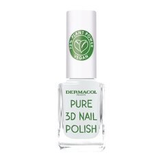 Küünelakk Dermacol Pure 3D 02 Absolute White, 11 ml цена и информация | Лаки для ногтей, укрепители для ногтей | kaup24.ee