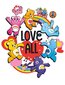 Lastetekk Care Bears, 150x200 cm hind ja info | Voodikatted, pleedid | kaup24.ee