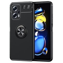 „Ring“ Kickstand (TPU) чехол - чёрный (Poco X4 GT / Redmi Note 11T Pro / Redmi Note 11T Pro+) цена и информация | Чехлы для телефонов | kaup24.ee