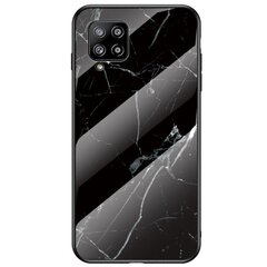 „Marble“ твердый силиконовый (TPU) чехол - чёрный / золотой (Galaxy A42 5G) цена и информация | Чехлы для телефонов | kaup24.ee