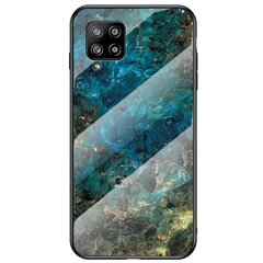 „Marble“ твердый силиконовый (TPU) чехол - синий (Galaxy A42 5G) цена и информация | Чехлы для телефонов | kaup24.ee