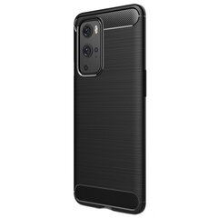 „Carbon“ твердый силиконовый чехол (TPU) - черный (OnePlus 9 Pro) цена и информация | Чехлы для телефонов | kaup24.ee