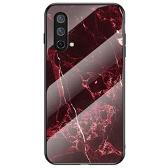 „Marble“ твердый силиконовый (TPU) чехол - красный (OnePlus Nord CE) цена и информация | Чехлы для телефонов | kaup24.ee