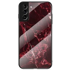 „Marble“ твердый силиконовый (TPU) чехол - красный (Galaxy S22 5G) цена и информация | Чехлы для телефонов | kaup24.ee