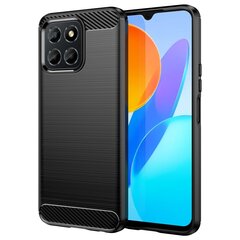 Твердый силиконовый чехол „Carbon“ (TPU) - черный (Honor X6) цена и информация | Чехлы для телефонов | kaup24.ee