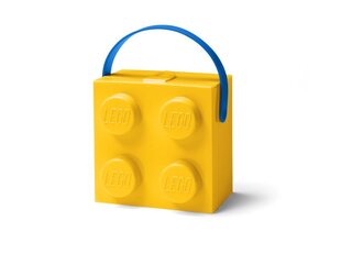 Karp käepidemega Lego, kollane цена и информация | Ящики для вещей | kaup24.ee