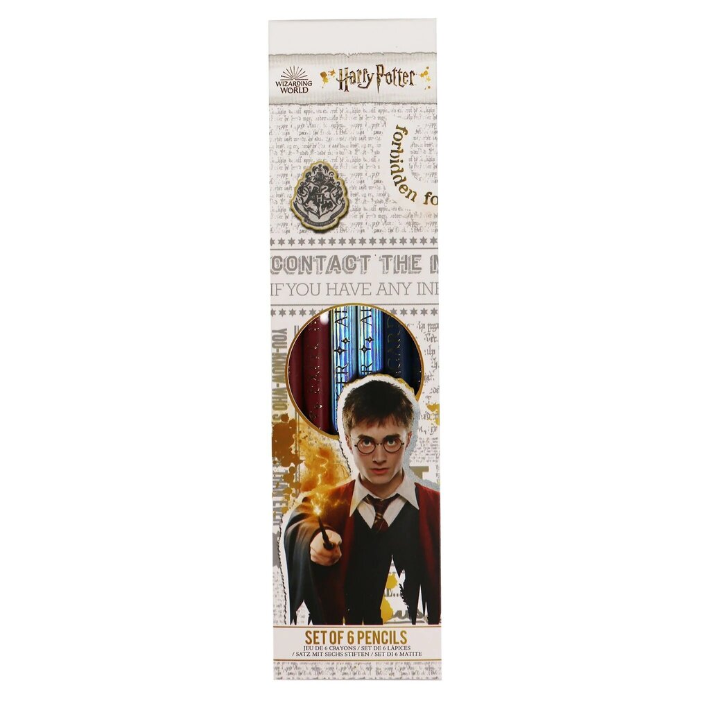 Pliiatsid Harry Potter Sigatüüka võlukepid, 6 tk hind ja info | Kirjatarbed | kaup24.ee