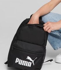 Puma seljakott PHASE S (13 L), must hind ja info | Naiste käekotid | kaup24.ee