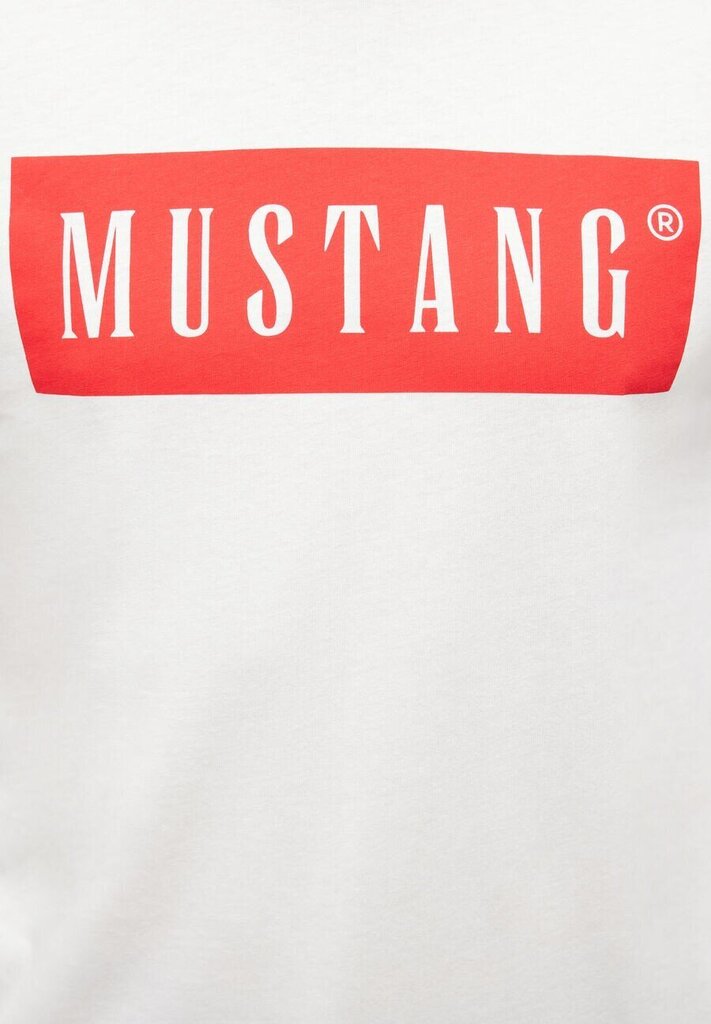 T-särk meestele Mustang 1014749*2084, valge цена и информация | Meeste T-särgid | kaup24.ee