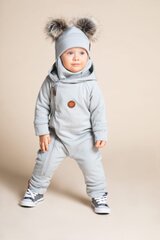 Детская шапка-шлем Kiki Lenne, светло-серый цена и информация | Шапки, перчатки, шарфы для мальчиков | kaup24.ee