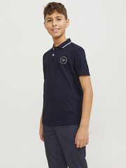 T-särk poistele Jack & Jones 12254237*03, sinine5715515003648 цена и информация | Рубашки для мальчиков | kaup24.ee