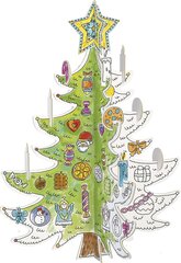 Värvitav jõulupuu MONUMI, 66,5 cm hind ja info | Kunstitarbed, voolimise tarvikud | kaup24.ee