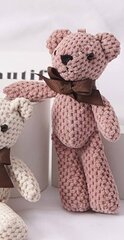 Плюшевый мишка, розовый, 15 см цена и информация | Мягкие игрушки | kaup24.ee