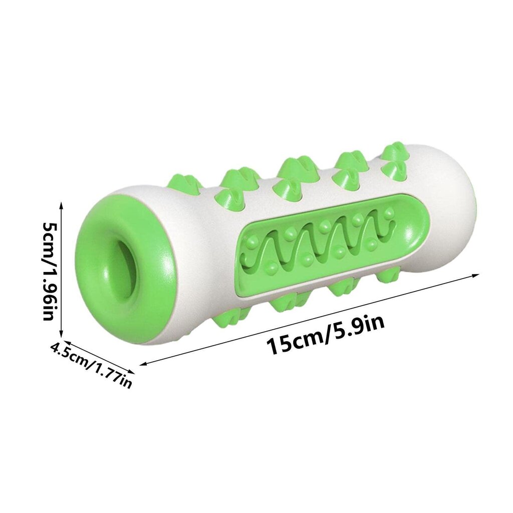 Koera hambahari mänguasi, roheline hind ja info | Mänguasjad koertele | kaup24.ee