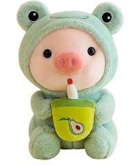 Милый плюшевый поросенок для детей, зеленый цена и информация | Мягкие игрушки | kaup24.ee
