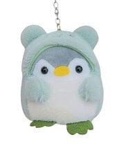 Маленькая плюшевая подвеска Пингвин, зеленая цена и информация | Брелки | kaup24.ee