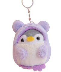 Маленькая плюшевая подвеска Пингвин, фиолетовая цена и информация | Брелки | kaup24.ee