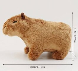 Capybara pluusist mänguasi pruun hind ja info | Pehmed mänguasjad | kaup24.ee