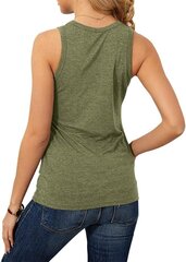 Женская майка ГеГекоко, зеленая цена и информация | Женские блузки, рубашки | kaup24.ee