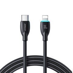 USB кабель Joyroom S-A30 USB-C to Lightning 30W 1.0m черный цена и информация | Кабели для телефонов | kaup24.ee