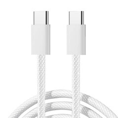 USB кабель Joyroom S-A45 USB-C to USB-C 60W 1.0m белый цена и информация | Кабели для телефонов | kaup24.ee